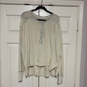 We The Free Women's Cream Long Sleeve Top